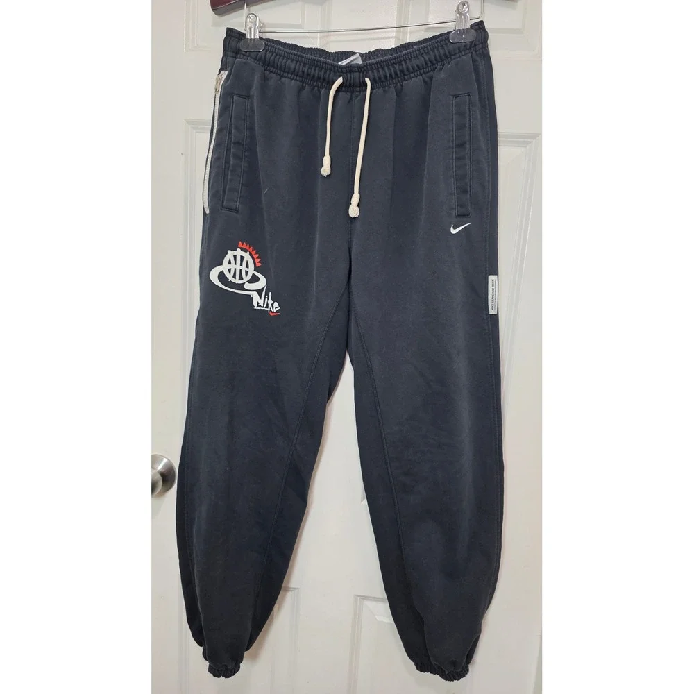 Nike Standard Issue Basketball Sweatpants Men Large Black Dri-FIT Joggers Casual